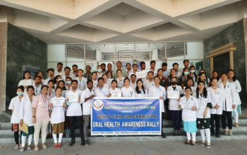 विश्व मुख स्वास्थ्य दिवसको अवसरमा विभिन्न सचेतनामूलक कार्यक्रम